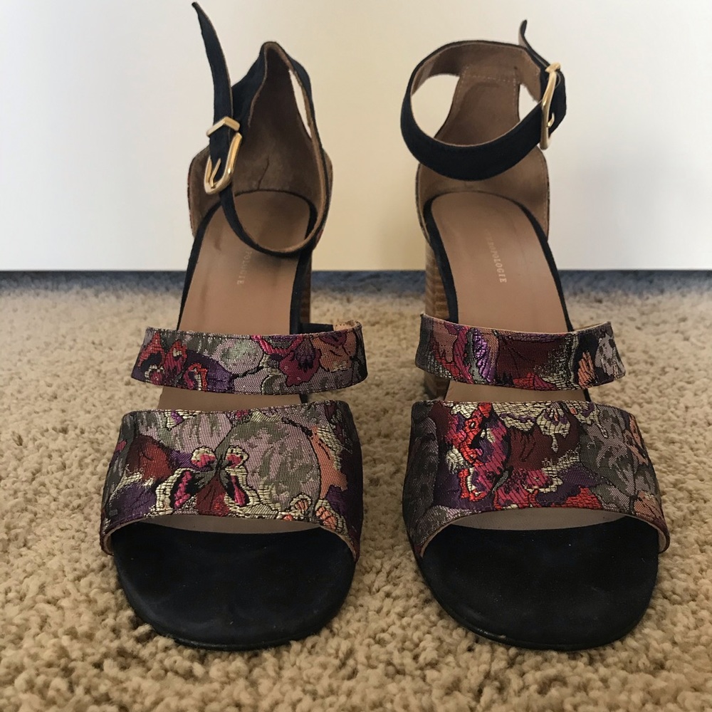 Anthropologie Open toe heel